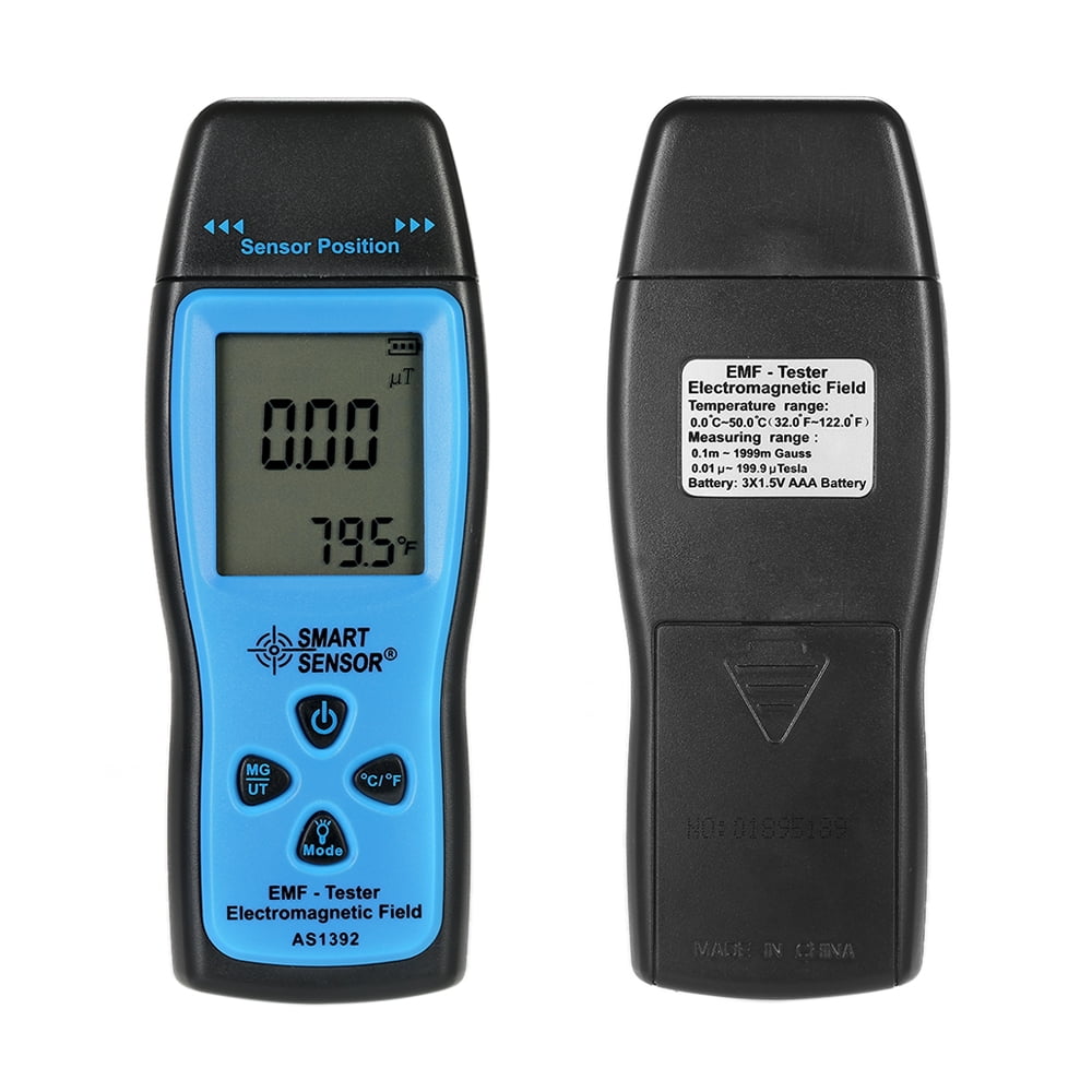 EMF Meter, SMART SENSOR EMF Meter Handheld Mini Digital LCD EMF Tester Field