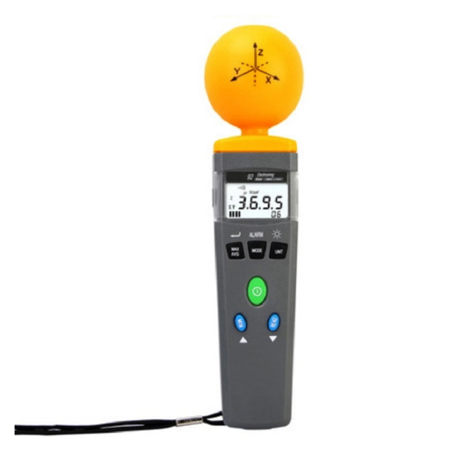 EMF Meter Triaxial Data Logger The Radiation Detector
