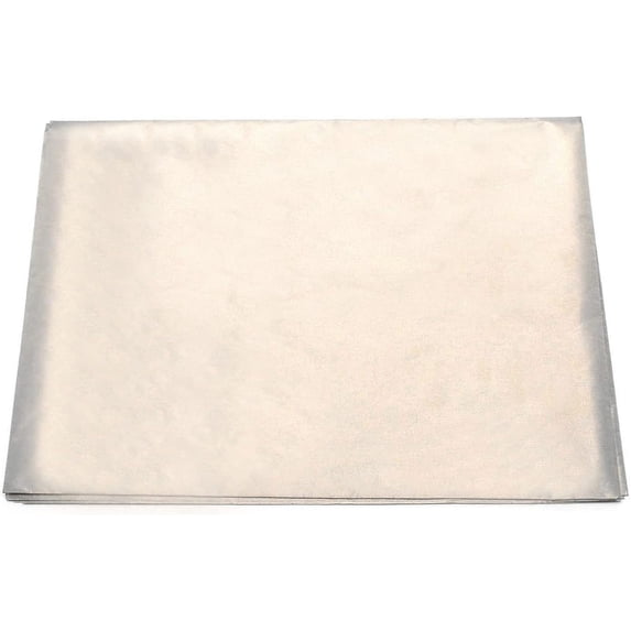 EMF Protection Fabric Antique White EMI RF & RFID Shielding Copper Fabric Faraday Cage Protection DIY Enclosure Wireless Shield (39.37x54.33inch)