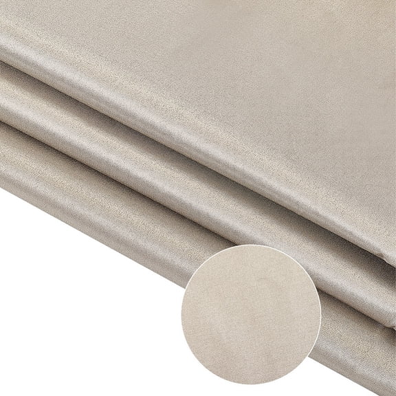 EMF Protection Fabric Faraday Fabric EMI RF RFID Shielding Nickel Copper Fabric Tan 150x90x0.08cm