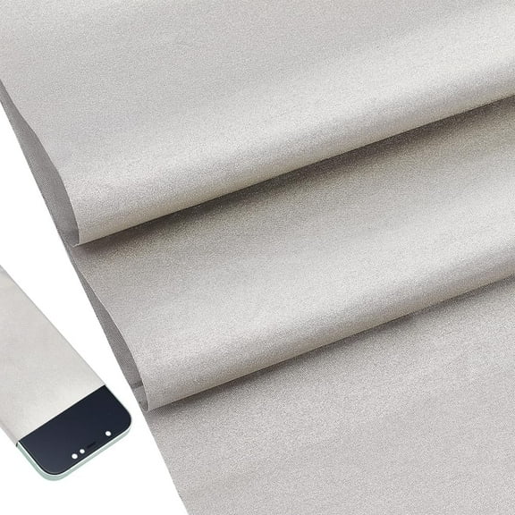 EMF Protection Fabric Faraday Fabric EMI RF & RFID Shielding Nickel Copper Fabric Tan 150x90x0.08cm