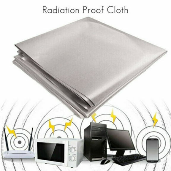 EMF Protection Fabric RFID RF Radiation Wifi Signal Shielding Cloth 1x1.1M