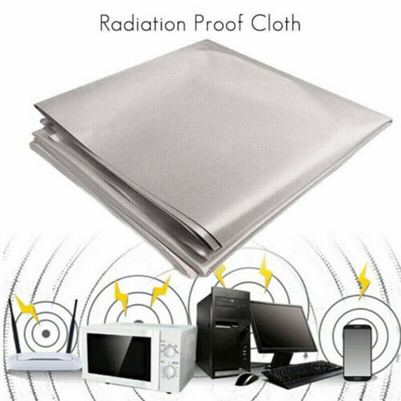 EMF Protection Fabric RFID RF Radiation Wifi Signal Shielding Cloth 1x1.1M