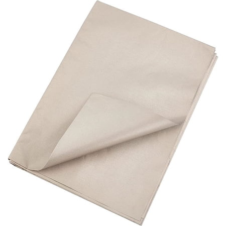 EMF Protection Fabric Tan EMI RF & RFID Shielding Copper Fabric Faraday Cage Protection DIY Enclosure Wireless Shield (42.52x39.37 inch)