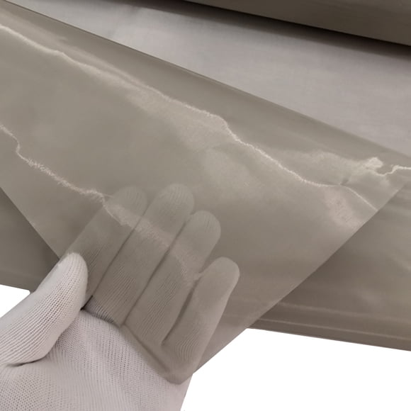 EMF RFID Copper Electromagnetic Shielding Fabric Reducing Radiation for Window/Transparent Clear Mesh Gauze Tulle Material with Air Permission 39x43 inch