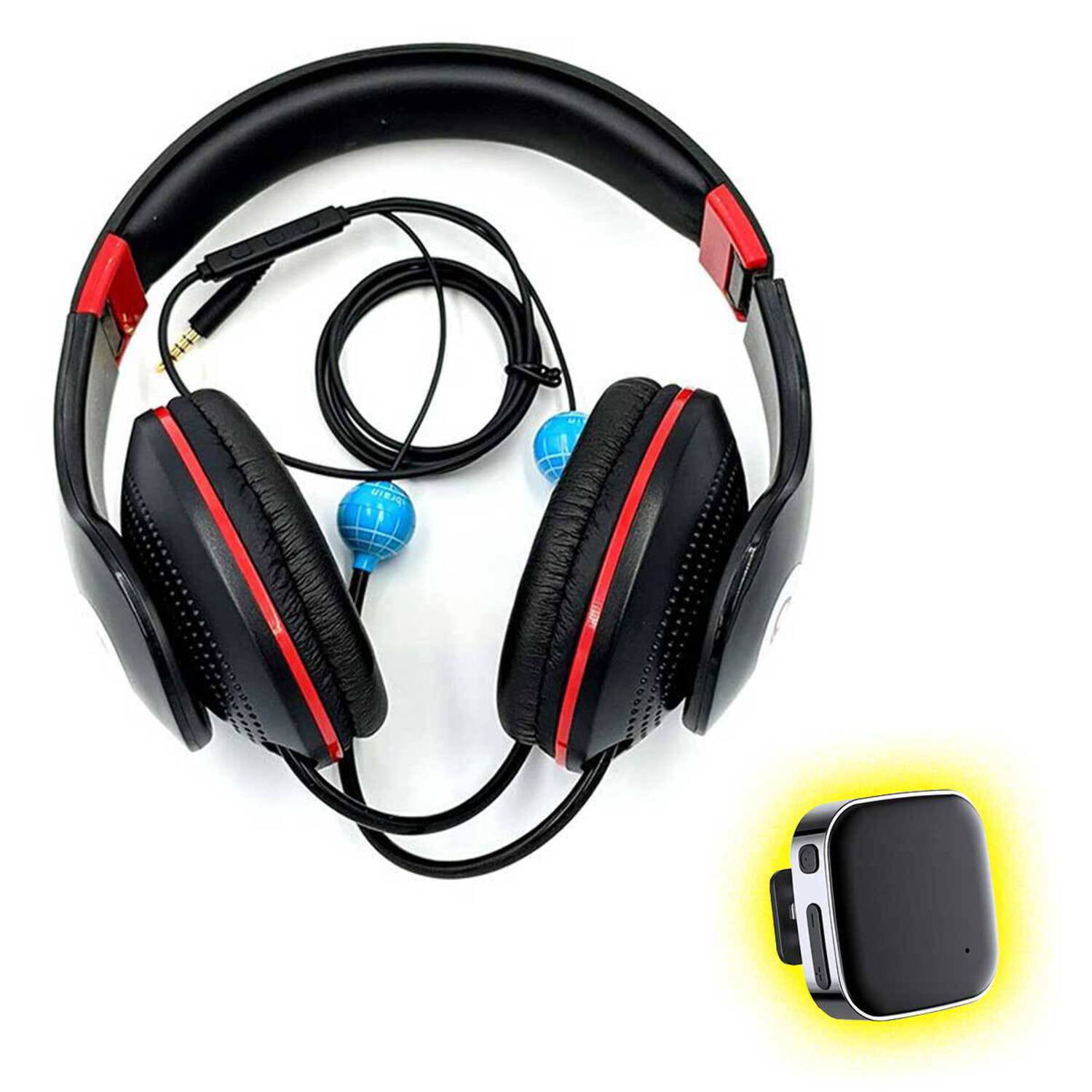 EMF Radiation-Free Air Tube Over-Ear Headphones 