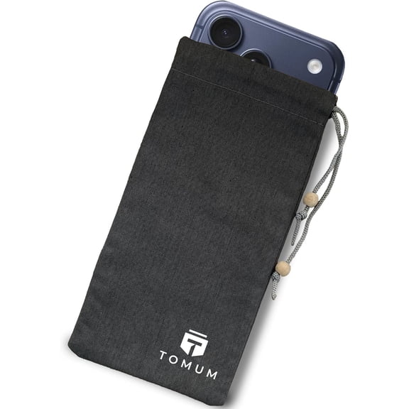 EMF Shield Sleeve for Cell Phone - Protection Smartphone Pouch Anti EMP Bag Signal Blocking Case Radiation 5G RFID Black