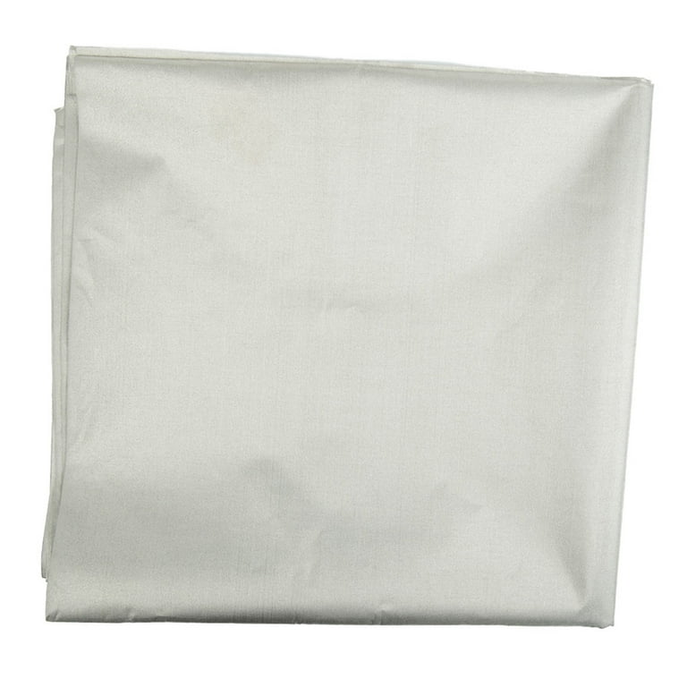 Papaba Anti Radiation Fabric,Anti Radiation Demagnetization Cloth Blocking RFID GPS Shielding Signal Fabric, Size: 300x145cm, Silver