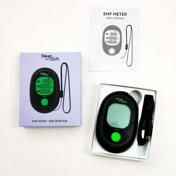 EMF Meter Tester, Portable Wireless Signal Reader for Better Sleep, Best RF Detector for Every Environment Inspections