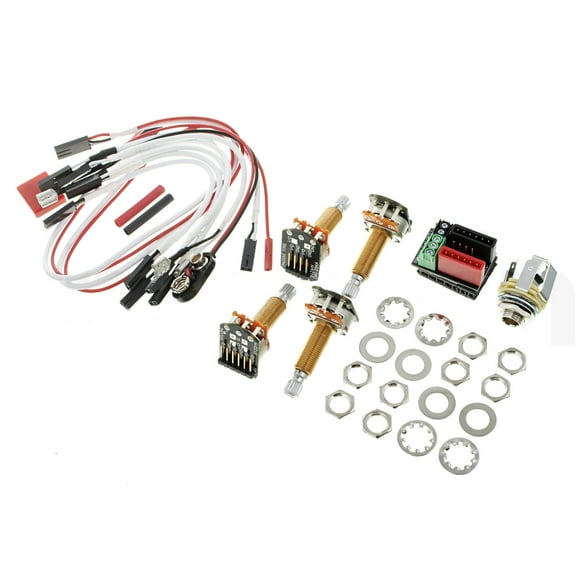 EMG 1 - 2 Pickup Conversion Wiring Kit Solderless