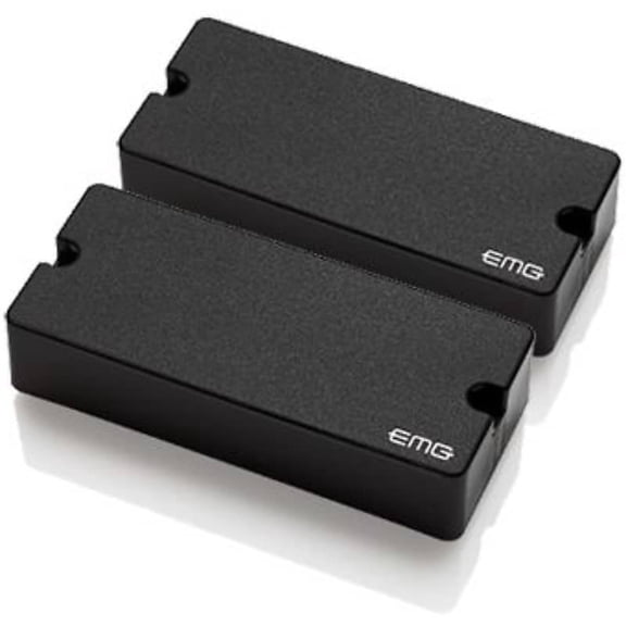 EMG DE David Ellefson Signature 5-String Soapbar Bass Guitar Pickup Set, Black