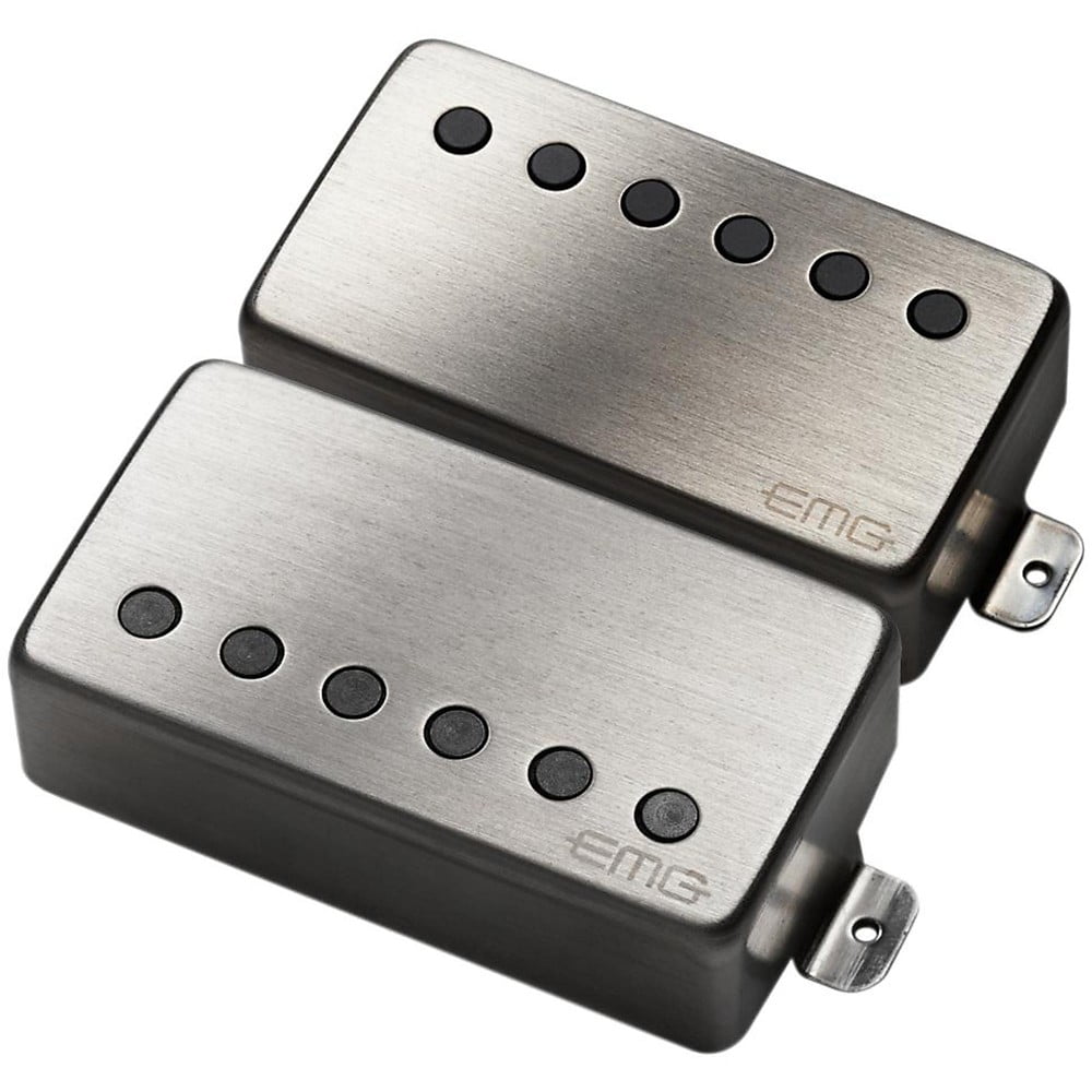 EMG Metal Works JH James Hetfield Humbucker Signature Set Brushed
