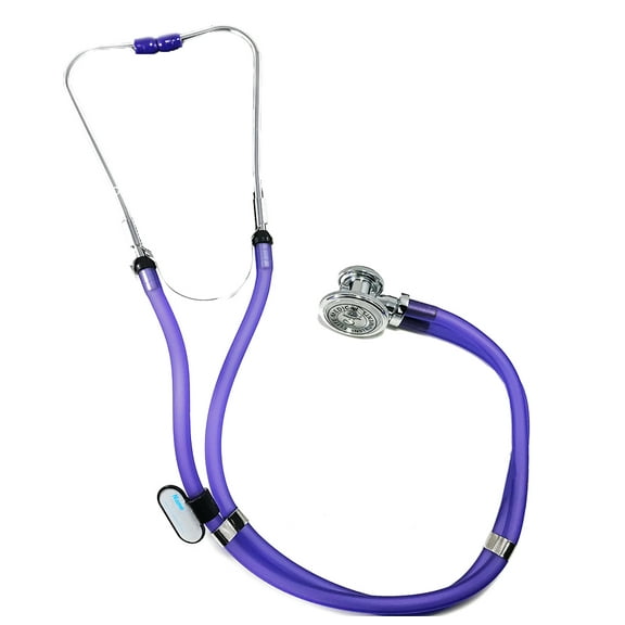EMI Sprague Rappaport Dual Head Stethoscope Frosted Purple #112
