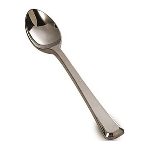 EMI Yoshi EMI-GWSP4 PE Silver Glimmerware Mini Tasting Spoon - Case of 400