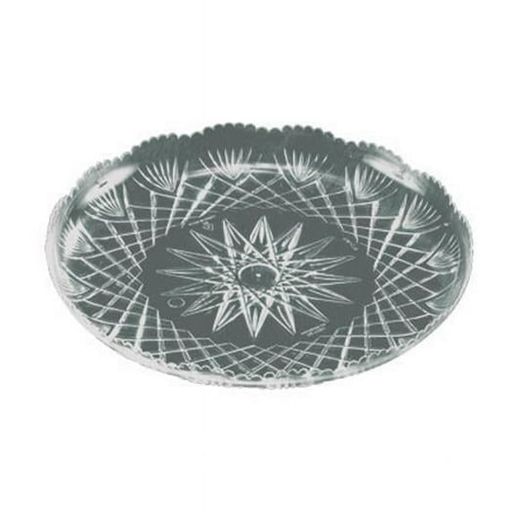 EMI Yoshi EMI-PT9C 9 in. Prisms Collection Clear Crystal Tray - Pack of 50