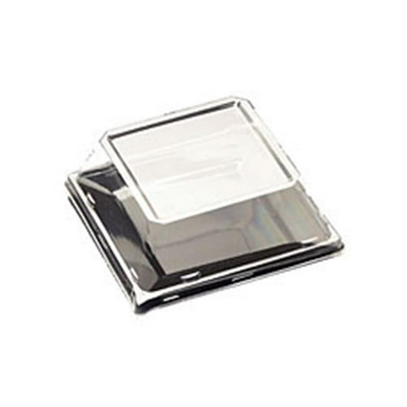 EMI Yoshi EMI-SP8LP 8 in. Squares Clear Salad Plate Pet Lid- Pack of 120