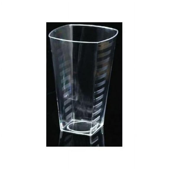 EMI Yoshi EMI-ST16 16 Oz Square Clear Plastic Glasses - Pack of 168
