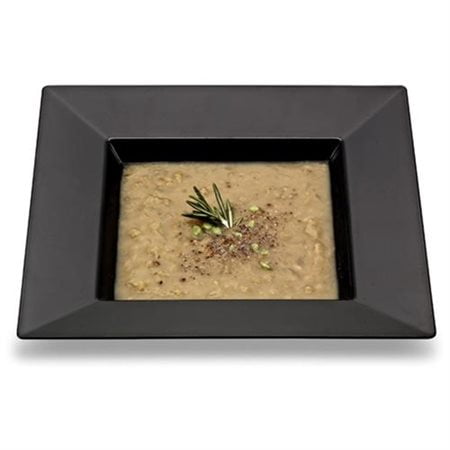 Black 12 oz Plastic Catering Square Bowls 120 CT