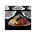 thumbnail image 1 of EMI Yoshi White Triangle Plastic 10" Dinner Plates 10ct., 1 of 2