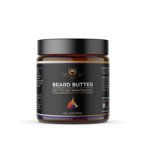 EMIJAY'S FOR MEN ORGANIC BEARD BUTTER.