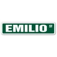 thumbnail image 1 of EMILIO Street Sign Childrens Name Room Sign | Indoor/Outdoor |  30" Wide, 1 of 5