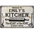 thumbnail image 1 of EMILY'S Kitchen Farmhouse Sign 8 x 12 High Gloss Metal 208120033102, 1 of 1