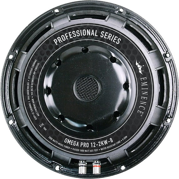 Eminence OMEGAPRO12-2KW-8 12 4 Vc 5 Ohm 109oz Mag Sub