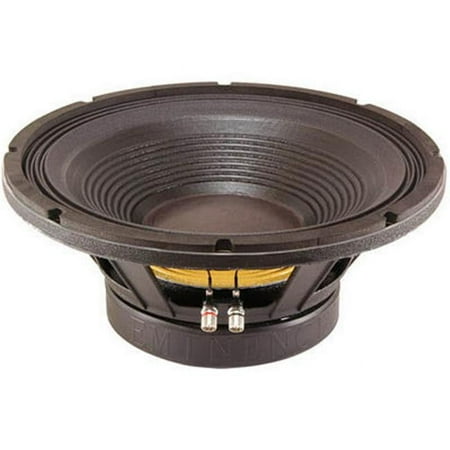 8 Ohms 15-inch High power driver recommended for pro audio in vented enclosures. Suited for two-way top boxes full-range two-way & three-way boxes, bass guitar boxes, & small subwoofers.