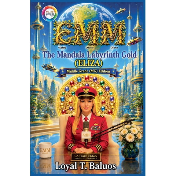EMM (Earth) (Moon) (Mars) The Mandala Labyrinth Gold (ELIZA) Middle Grade (MG) Edition, (Paperback)