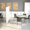 thumbnail image 1 of EMMA + OLIVER Magnetic Whiteboard with Locking Casters, 1 of 10