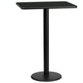 thumbnail image 1 of EMMA + OLIVER Reversible Pub Table, Black, 1 of 3