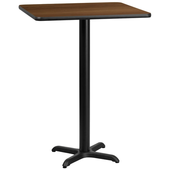 EMMA + OLIVER Scratch-Resistant Pub Table, Walnut