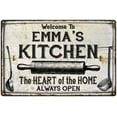 thumbnail image 1 of EMMA'S Kitchen Farmhouse Sign Gift Gift 12x18 Metal 112180033137, 1 of 1