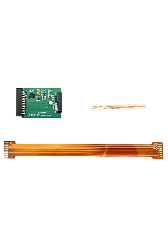 EMMC ISP Connection Cable 60MHz 28MB/S Special Adapter Board for in-Circuit EMMC Programming for T76 Programmer