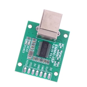 EMMC ISPs 3-Wire Programming Tool USB-B Fast Flashing for Mobile Repair & Factory Testing