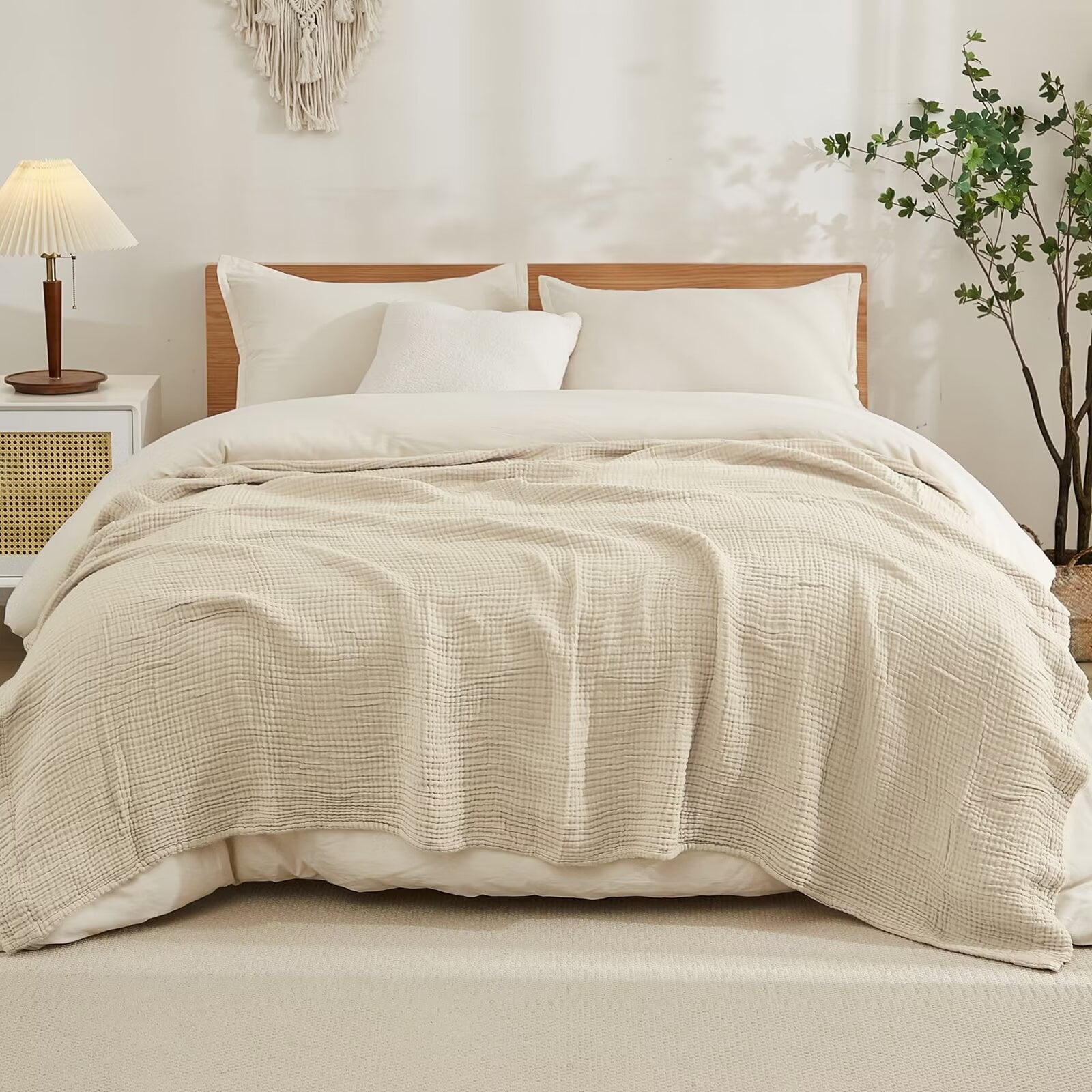 Lightweight Summer Blanket Queen Size