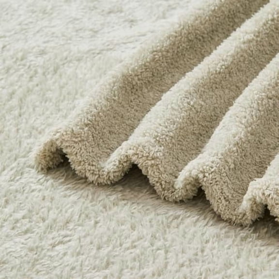 EMME Fluffy Soft Blanket Queen Size - 80"*90" Green Soft Fluffy Warm Bed Blankets Bed, Camping, Picnic, Travel Lightweight Blanket