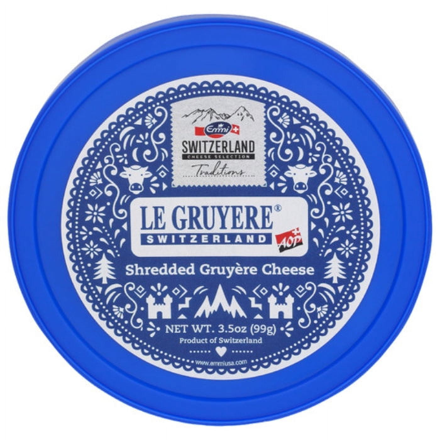 EMMI CHEESE GRUYERE SHRED CUP 3.5 OZ Pack of 12