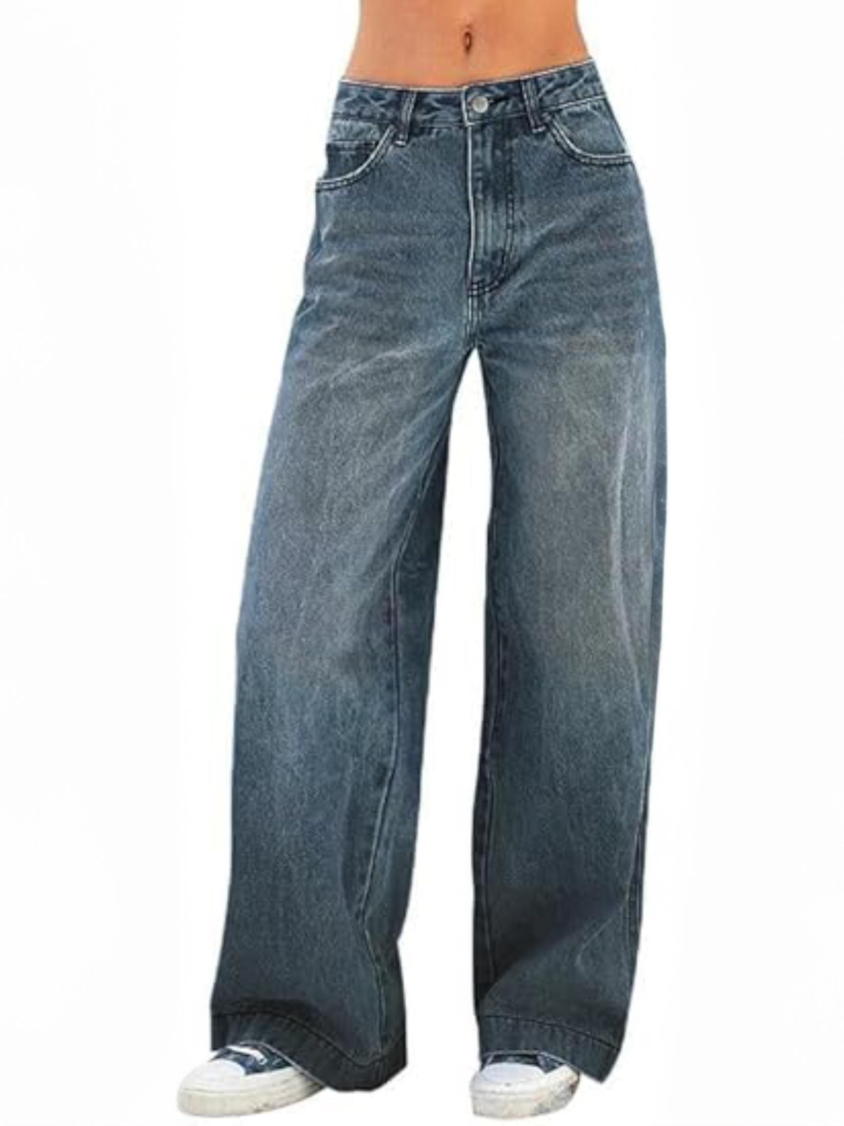 order loose denim pants vintage 