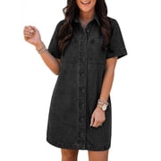 Black Denim Dress