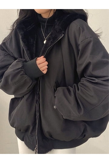 Women's Sherpa Fleece Lined Jacket Hoodies Winter Warm Suede Coat Thicken Hooded Overcoat Button Outerwear With Pockets