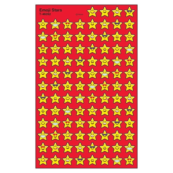 EMOJI STARS SUPERSHAPES STICKER