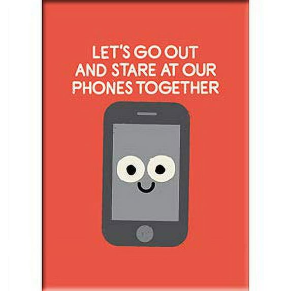 EMOJIONALLY AVAILABLE - David Olenick Original Artwork Fridge MAGNET, 2.5" x 3.5"
