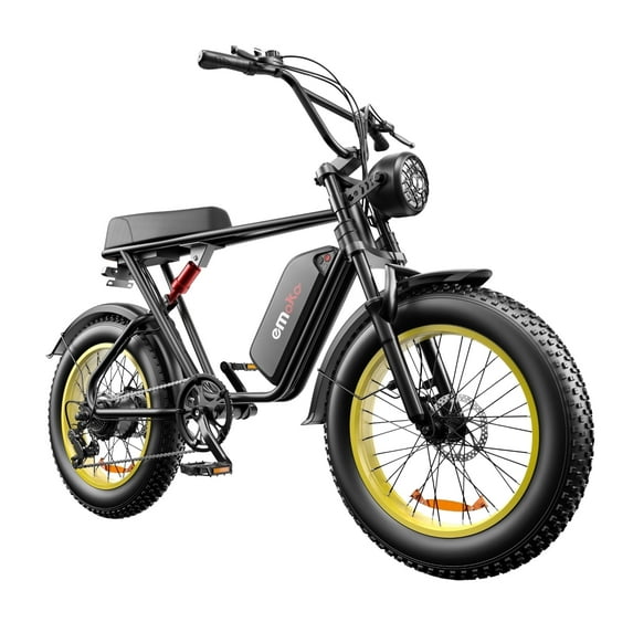 EMOKO 750W 20x4.0" Fat Tire Electric Bike for Adults, 48V 20AH 19.8 mph Ebike, 43 Miles UL2849