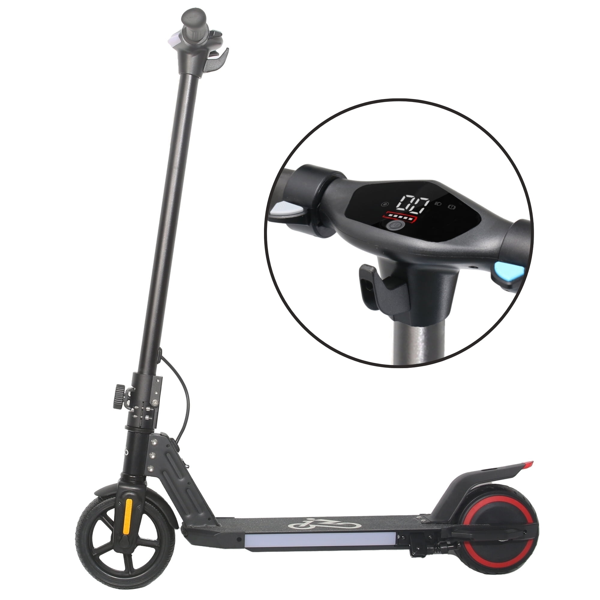 EMOKO A43 Electric Scooter for Kids, up to 10 mph, 6 Miles Range, Black