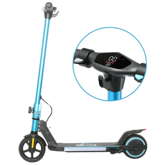EMOKO A43 Electric Scooter for Kids, up to 10 mph, 6 Miles Range, Blue