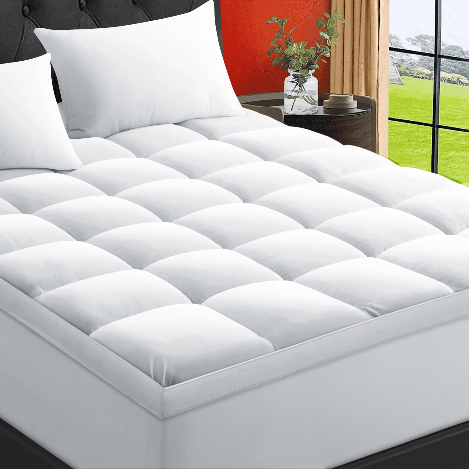 https://i5.walmartimages.com/seo/EMONIA-100-400TC-King-Mattress-Topper-Extra-Thick-Cooling-Pad-Cover-Pillow-Top-Protector-8-21-Deep-Pocket-Soft-5D-Spiral-Fiber-Padding-Back-Pain-Whit_7ce21c65-3cbe-4caf-a8de-38b3c8885b7a.049c6fbe645fef4ed81ab7601a99c48a.jpeg