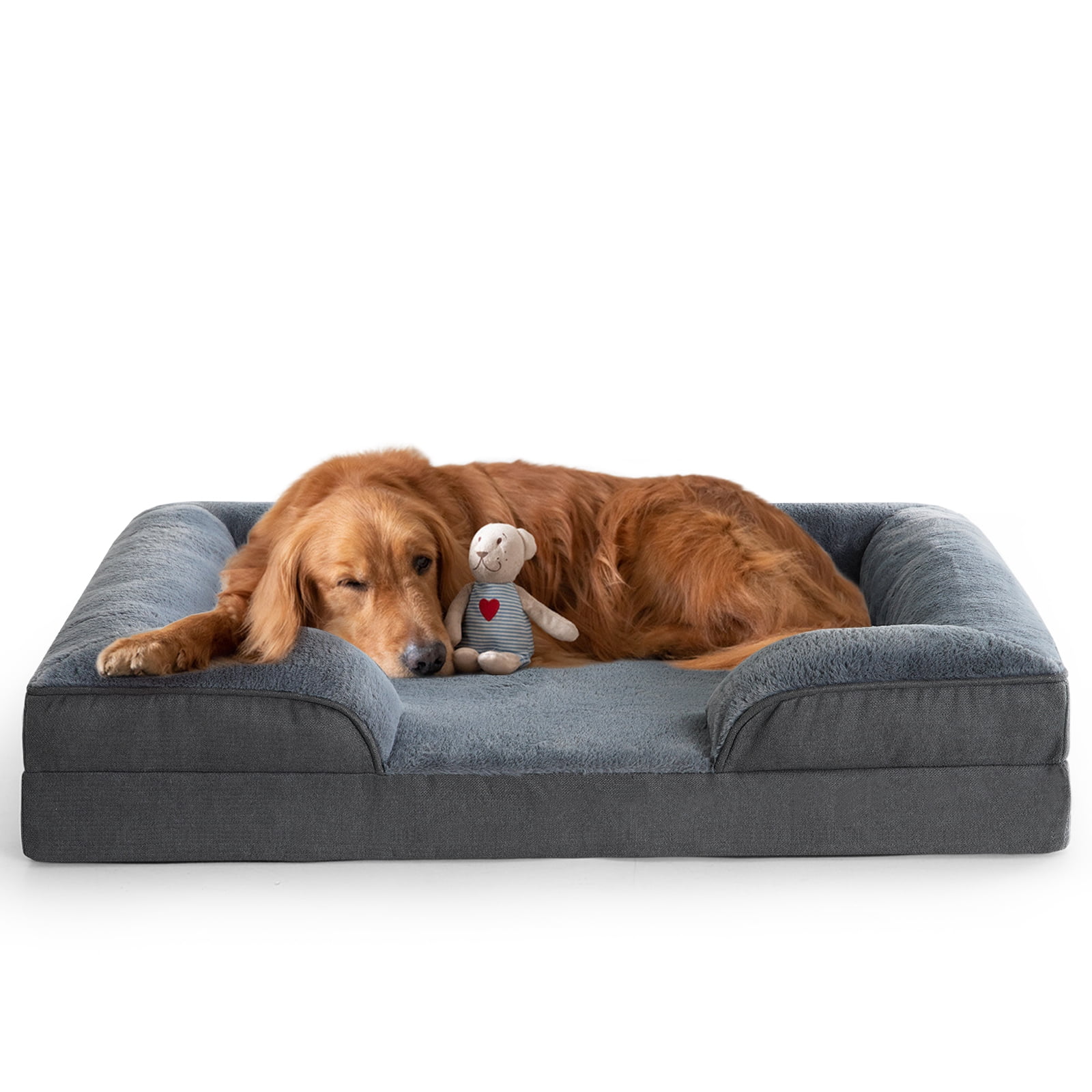 EMONIA Dog Sofa Bed for Large Dogs,Washable Large Sized Orthopedic Dog ...