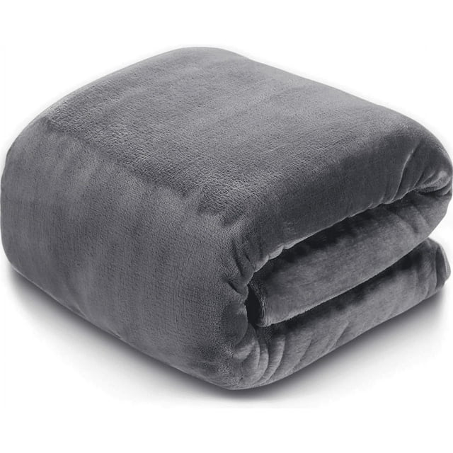 EMONIA Fleece Blanket Queen Size for All Season, Warm Microplush Fuzzy Thermal Blankets, Queen