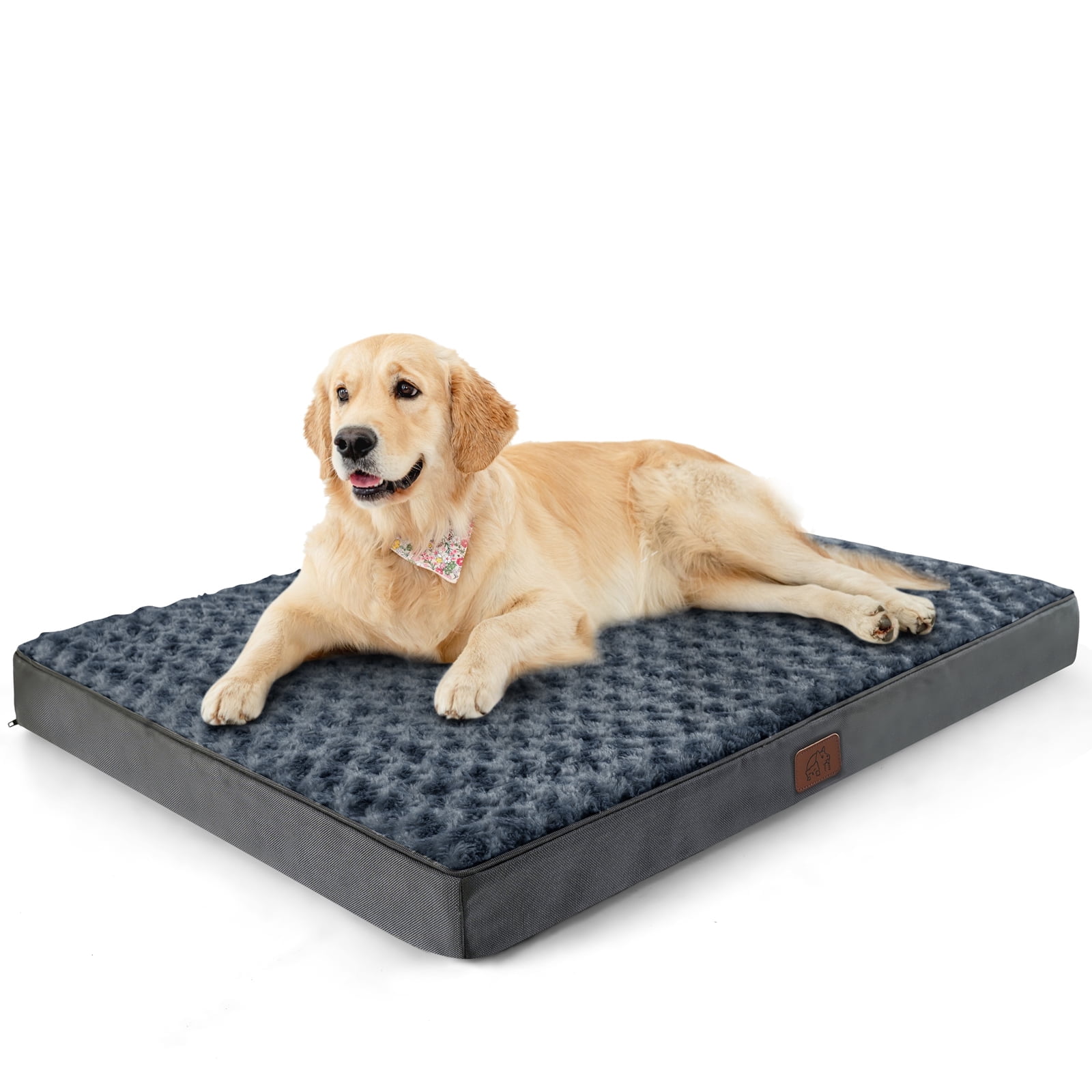 EMONIA Orthopedic Dog Bed , Dog Beds Large Sized Dog with Soft Rose ...
